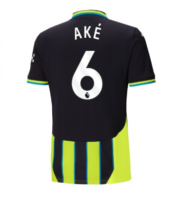 Manchester City Nathan Ake #6 Udebanetrøje 2024-25 Kort ærmer